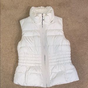 Juicy Couture White Puffer Vest- Size M
